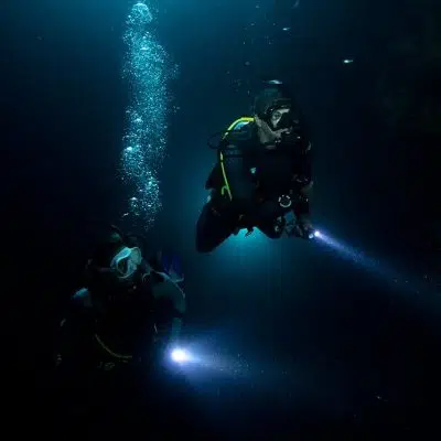 Plongeur de nuit PADI